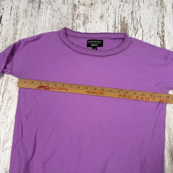 Banana Republic Fine Italian Yarn Filpucci Merino Wool‎ Cashmere Sweater Sz S - Picture 7 of 7